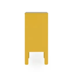 Tenzo Tables De Chevet Petit Meuble De Rangement En Bois H89cm Jaune Moutarde -Tables De Chevet Soldes petit meuble de rangement en bois h89cm jaune moutarde 3