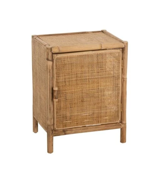 Calicosy Tables De Chevet Petite Armoire 1 Porte Rotin Naturel 3 Calicosy Tables De Chevet Petite Armoire 1 Porte Rotin Naturel