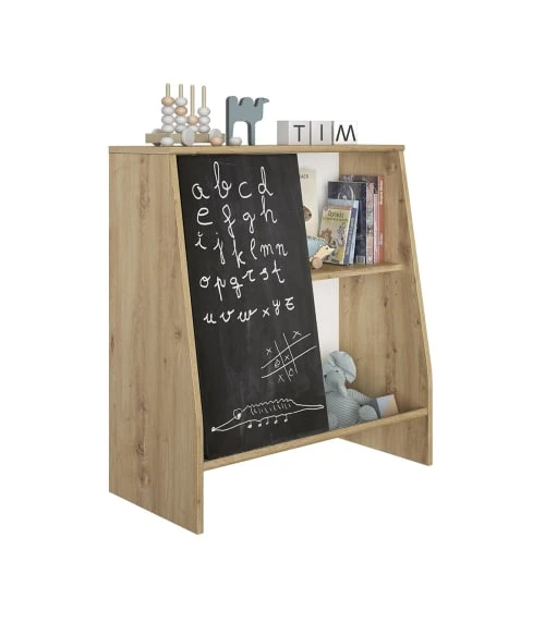 Calicosy Tables De Chevet Rangement Ludique 1 Porte H81cm - Marron 5 Calicosy Tables De Chevet Rangement Ludique 1 Porte H81cm - Marron – Image 3