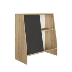 Calicosy Tables De Chevet Rangement Ludique 1 Porte H81cm - Marron