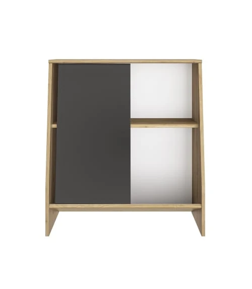 Calicosy Tables De Chevet Rangement Ludique 1 Porte H81cm - Marron 6 Calicosy Tables De Chevet Rangement Ludique 1 Porte H81cm - Marron – Image 4