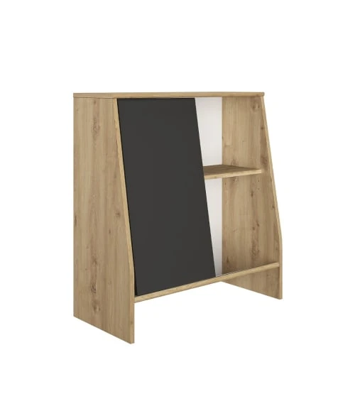 Calicosy Tables De Chevet Rangement Ludique 1 Porte H81cm - Marron 3 Calicosy Tables De Chevet Rangement Ludique 1 Porte H81cm - Marron