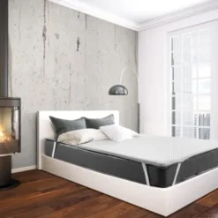 BEZEN Surmatelas Sur-matelas Viscoélastique Grand Confort 180X200 -Tables De Chevet Soldes sur matelas viscoelastique grand confort 180x200 3