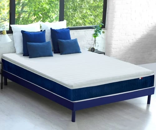 Idliterie Surmatelas Déhoussable Et Lavable Mousse 7 Zones 140x190 4 Idliterie Surmatelas Déhoussable Et Lavable Mousse 7 Zones 140x190 – Image 2