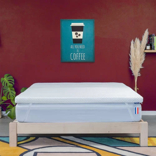 Bdreams Surmatelas Mémoire De Forme 140x190cm 4 Bdreams Surmatelas Mémoire De Forme 140x190cm – Image 2