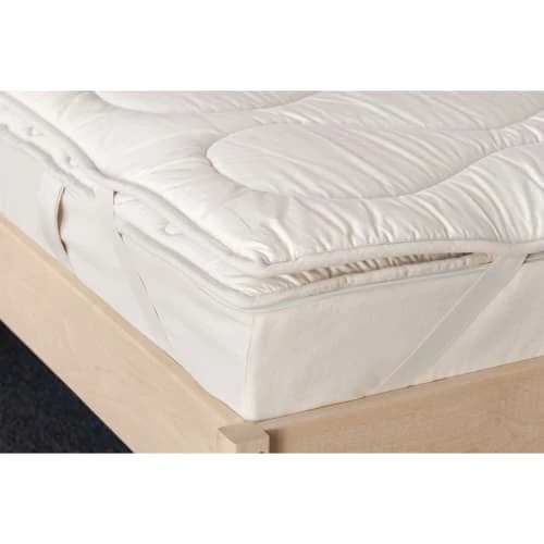 Pilimpi Surmatelas Naturel En 100% Coton Biologique Et Laine 180 X 200 8 Pilimpi Surmatelas Naturel En 100% Coton Biologique Et Laine 180 X 200 – Image 6