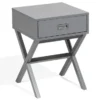 Beliani Tables De Chevet Table Basse Grise Avec Tiroir 2 Beliani Tables De Chevet Table Basse Grise Avec Tiroir -Tables De Chevet Soldes table basse grise avec tiroir