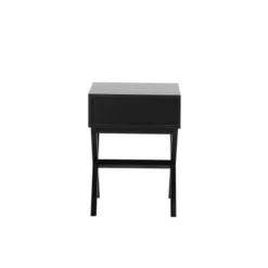 Beliani Tables De Chevet Table Basse Noire Avec Tiroir -Tables De Chevet Soldes table basse noire avec tiroir 5