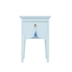 RNT By Really Nice Things Tables De Chevet Table Chevet 1 Tiroir Laqué Pin Massif Aigue Marine.