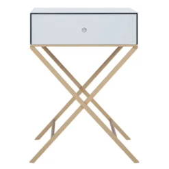 Beliani Tables De Chevet Table D'appoint Effet Miroir -Tables De Chevet Soldes table d appoint effet miroir 2