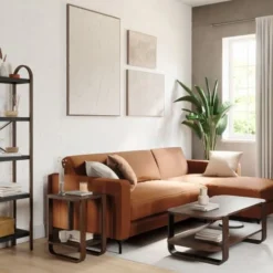 Umbra Tables De Chevet Table D'appoint En Bois Marron 53x42cm -Tables De Chevet Soldes table d appoint en bois marron 53x42cm 2