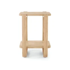 Umbra Tables De Chevet Table D'appoint En Bois Naturel 53x42cm -Tables De Chevet Soldes table d appoint en bois naturel 53x42cm 5