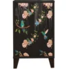 RNT By Really Nice Things Tables De Chevet Table De Bois Pin Massif Imprimé Florale Sur Fond Noir Colibri 1 RNT By Really Nice Things Tables De Chevet Table De Bois Pin Massif Imprimé Florale Sur Fond Noir Colibri -Tables De Chevet Soldes table de bois pin massif imprime florale sur fond noir colibri