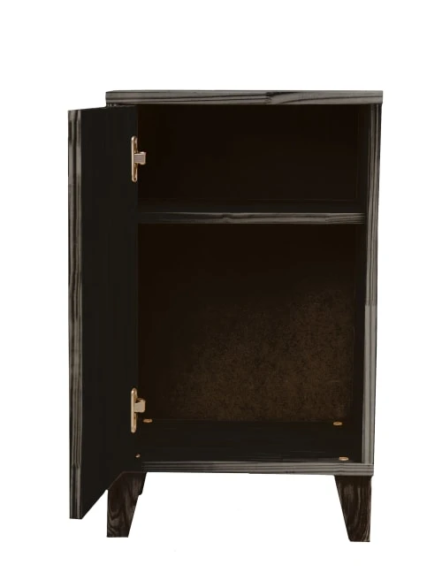 RNT By Really Nice Things Tables De Chevet Table De Bois Pin Massif Imprimé Florale Sur Fond Noir Colibri 6 RNT By Really Nice Things Tables De Chevet Table De Bois Pin Massif Imprimé Florale Sur Fond Noir Colibri – Image 4