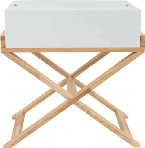 ReCollection Tables De Chevet Table De Chevet 1 Niche Couleur Blanc Et Bois Clair 5 ReCollection Tables De Chevet Table De Chevet 1 Niche Couleur Blanc Et Bois Clair – Image 3