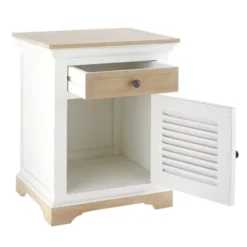 Maisons Du Monde Tables De Chevet Table De Chevet 1 Porte 1 Tiroir En Manguier Massif Blanc 10 Maisons Du Monde Tables De Chevet Table De Chevet 1 Porte 1 Tiroir En Manguier Massif Blanc -Tables De Chevet Soldes table de chevet 1 porte 1 tiroir en manguier massif blanc 1000 14 10 175777 3