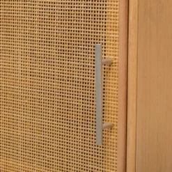 Nordlys Tables De Chevet Table De Chevet 1 Porte En Rotin Naturel -Tables De Chevet Soldes table de chevet 1 porte en rotin naturel 5