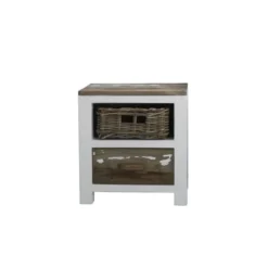 Bois Dessus Bois Dessous Tables De Chevet Table De Chevet 1 Tiroir 1 Niche En Pin Recyclé