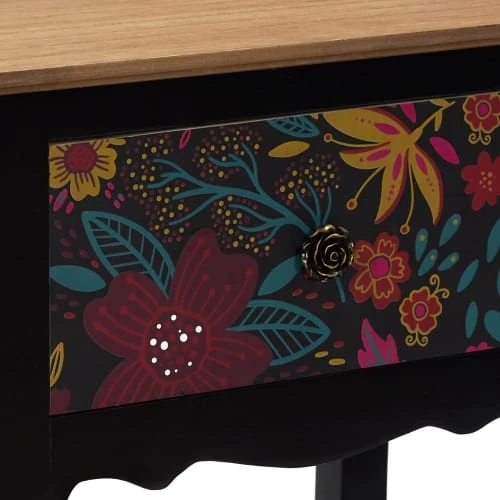 The Home Deco Factory Tables De Chevet Table De Chevet 1 Tiroir 5 The Home Deco Factory Tables De Chevet Table De Chevet 1 Tiroir – Image 3