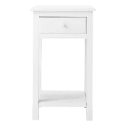 Maisons Du Monde Tables De Chevet Table De Chevet 1 Tiroir Blanche