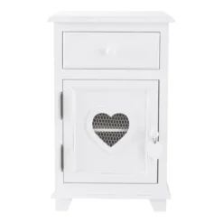 Maisons Du Monde Tables De Chevet Table De Chevet 1 Tiroir Blanche