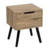 Wadiga Tables De Chevet Table De Chevet 1 Tiroir Bois Et Noir 2 Wadiga Tables De Chevet Table De Chevet 1 Tiroir Bois Et Noir -Tables De Chevet Soldes table de chevet 1 tiroir bois et noir