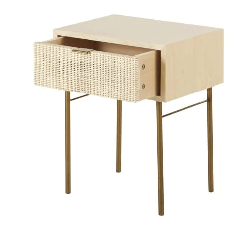 Maisons Du Monde Tables De Chevet Table De Chevet 1 Tiroir Cannage En Rotin 4 Maisons Du Monde Tables De Chevet Table De Chevet 1 Tiroir Cannage En Rotin – Image 2