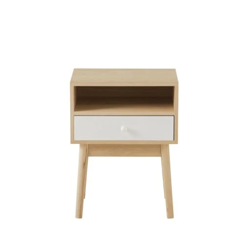 Maisons Du Monde Tables De Chevet Table De Chevet 1 Tiroir Coloris Blanc Et Naturel 3 Maisons Du Monde Tables De Chevet Table De Chevet 1 Tiroir Coloris Blanc Et Naturel