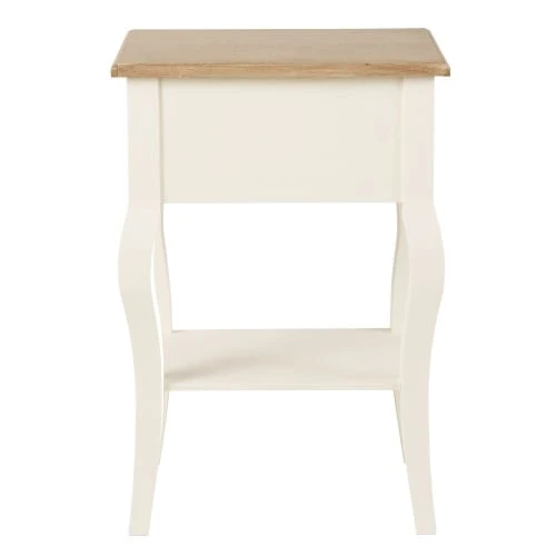 Maisons Du Monde Tables De Chevet Table De Chevet 1 Tiroir Crème 4 Maisons Du Monde Tables De Chevet Table De Chevet 1 Tiroir Crème – Image 2