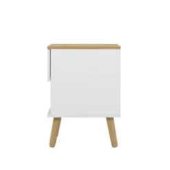 Meubles & Design Tables De Chevet Table De Chevet 1 Tiroir En Bois Blanc -Tables De Chevet Soldes table de chevet 1 tiroir en bois blanc 4