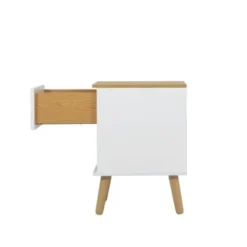 Meubles & Design Tables De Chevet Table De Chevet 1 Tiroir En Bois Blanc -Tables De Chevet Soldes table de chevet 1 tiroir en bois blanc 5