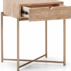 Thai Natura Tables De Chevet Table De Chevet 1 Tiroir En Bois Cérusé Structure Doré 8 Thai Natura Tables De Chevet Table De Chevet 1 Tiroir En Bois Cérusé Structure Doré -Tables De Chevet Soldes table de chevet 1 tiroir en bois ceruse structure dore 2