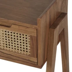 Maisons Du Monde Tables De Chevet Table De Chevet 1 Tiroir En Bois D'acacia Massif Et Cannage En Rotin -Tables De Chevet Soldes table de chevet 1 tiroir en bois d acacia massif et cannage en rotin 1000 16 17 217276 3