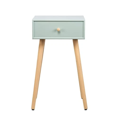 Nordlys Tables De Chevet Table De Chevet 1 Tiroir En Bois De Hêtre Vert Menthe 5 Nordlys Tables De Chevet Table De Chevet 1 Tiroir En Bois De Hêtre Vert Menthe – Image 3