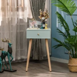 Nordlys Tables De Chevet Table De Chevet 1 Tiroir En Bois De Hêtre Vert Menthe 11 Nordlys Tables De Chevet Table De Chevet 1 Tiroir En Bois De Hêtre Vert Menthe -Tables De Chevet Soldes table de chevet 1 tiroir en bois de hetre vert menthe 3