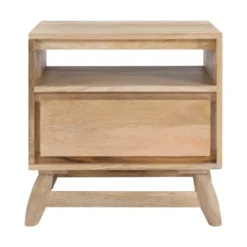 Rendez Vous Déco Tables De Chevet Table De Chevet 1 Tiroir En Bois De Manguier