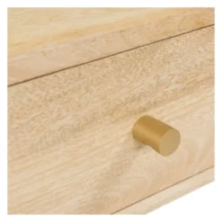 Rendez Vous Déco Tables De Chevet Table De Chevet 1 Tiroir En Bois De Manguier Et Marbre -Tables De Chevet Soldes table de chevet 1 tiroir en bois de manguier et marbre 3