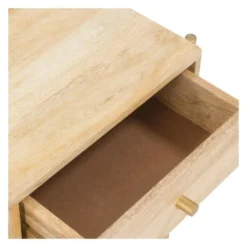 Rendez Vous Déco Tables De Chevet Table De Chevet 1 Tiroir En Bois De Manguier Et Marbre -Tables De Chevet Soldes table de chevet 1 tiroir en bois de manguier et marbre 5