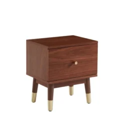 Drawer Tables De Chevet Table De Chevet 1 Tiroir En Bois Foncé -Tables De Chevet Soldes table de chevet 1 tiroir en bois fonce 2