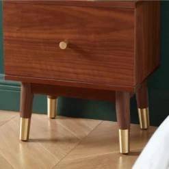 Drawer Tables De Chevet Table De Chevet 1 Tiroir En Bois Foncé -Tables De Chevet Soldes table de chevet 1 tiroir en bois fonce 5