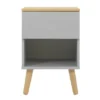 Meubles & Design Tables De Chevet Table De Chevet 1 Tiroir En Bois Gris