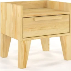 Skandica Tables De Chevet Table De Chevet 1 Tiroir En Pin Massif Clair