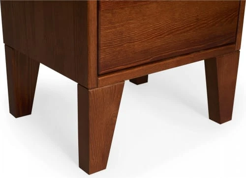 Skandica Tables De Chevet Table De Chevet 1 Tiroir En Pin Massif Foncé 5 Skandica Tables De Chevet Table De Chevet 1 Tiroir En Pin Massif Foncé – Image 3