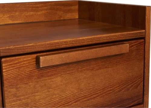 Skandica Tables De Chevet Table De Chevet 1 Tiroir En Pin Massif Foncé 6 Skandica Tables De Chevet Table De Chevet 1 Tiroir En Pin Massif Foncé – Image 4