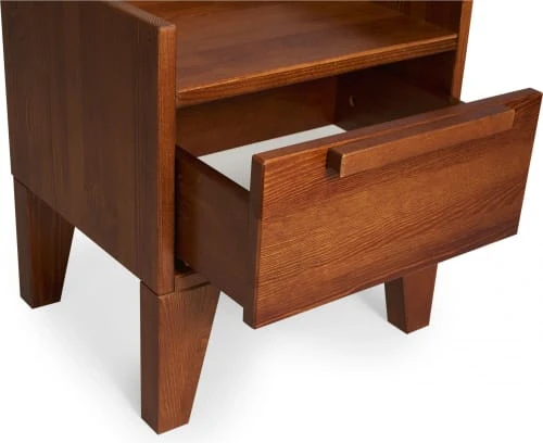 Skandica Tables De Chevet Table De Chevet 1 Tiroir En Pin Massif Foncé 8 Skandica Tables De Chevet Table De Chevet 1 Tiroir En Pin Massif Foncé – Image 6