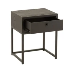 Calicosy Tables De Chevet Table De Chevet 1 Tiroir L45 Cm - Noir -Tables De Chevet Soldes table de chevet 1 tiroir l45 cm noir 2