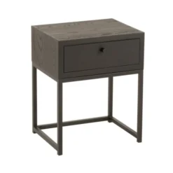 Calicosy Tables De Chevet Table De Chevet 1 Tiroir L45 Cm - Noir