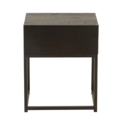 Calicosy Tables De Chevet Table De Chevet 1 Tiroir L45 Cm - Noir -Tables De Chevet Soldes table de chevet 1 tiroir l45 cm noir 5