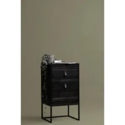 Woood Tables De Chevet Table De Chevet 1 Tiroire 1 Compartiment Noir Métal/bois 13 Woood Tables De Chevet Table De Chevet 1 Tiroire 1 Compartiment Noir Métal/bois -Tables De Chevet Soldes table de chevet 1 tiroire 1 compartiment noir metal bois 5