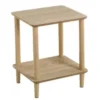 Wadiga Tables De Chevet Table De Chevet 2 Plateaux Bois De Pin Et MDF -Tables De Chevet Soldes table de chevet 2 plateaux bois de pin et mdf